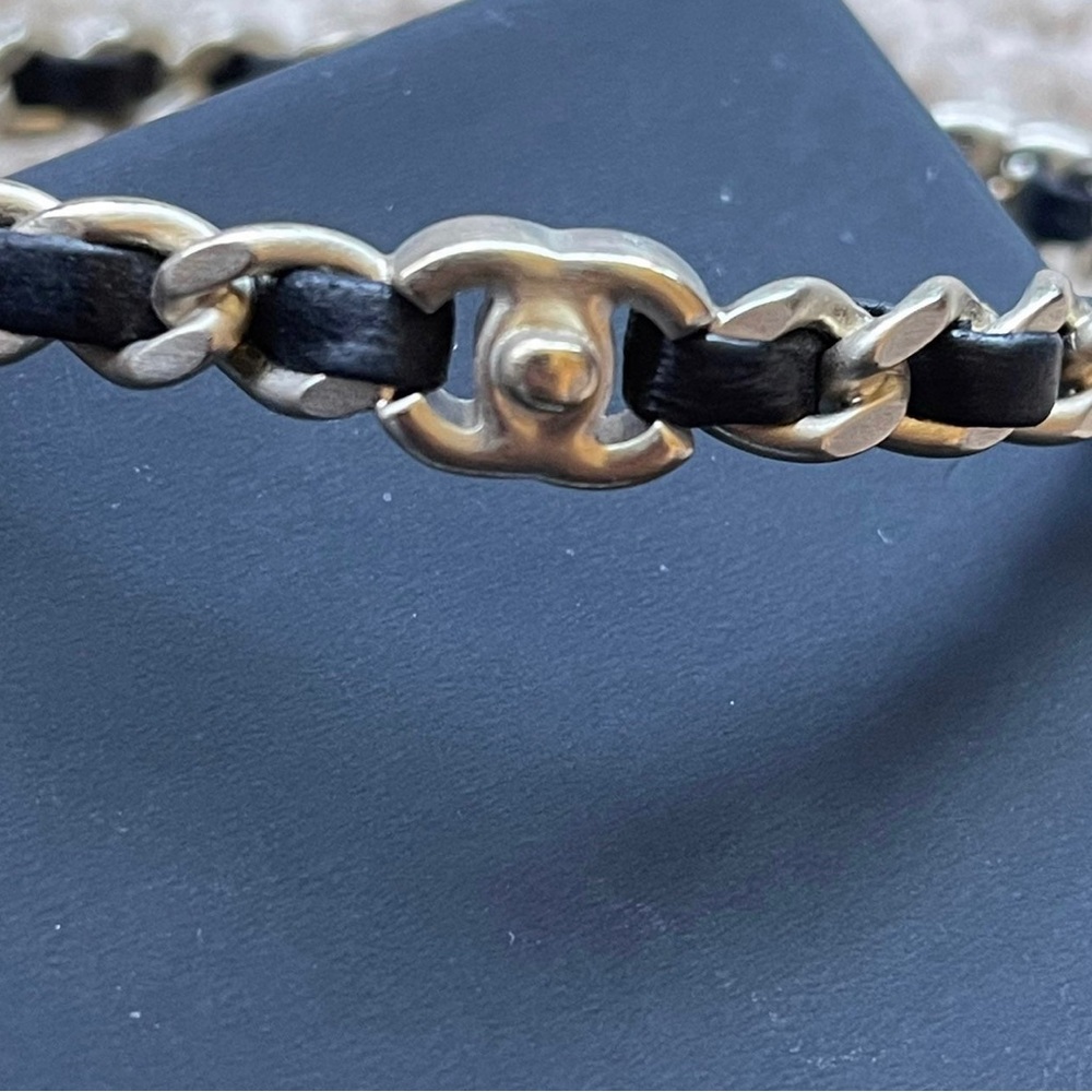 Chanel Interwoven Bangle Bracelet - Automatic - image 3